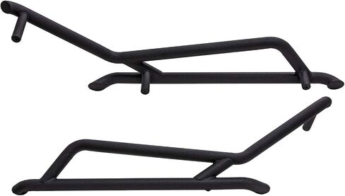 SuperATV Rock Sliders Nerf Bars Tree Kickers for 2020+ Polaris RZR PRO XP/Turbo R | Wrinkle Black | Powder-Coat Finish | Bolt-on - No Drilling Required | Easy Install in Saudi Arabia