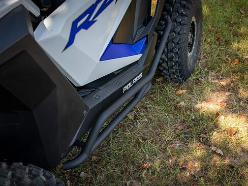 SuperATV Rock Sliders Nerf Bars Tree Kickers for 2020+ Polaris RZR PRO XP/Turbo R | Wrinkle Black | Powder-Coat Finish | Bolt-on - No Drilling Required | Easy Install in Saudi Arabia