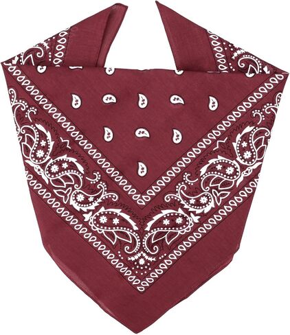 ZENO 100% Cotton & Natural Fibers Bandana Scarf - Soft, Durable, Machine Washable – Unisex for Men & Women in Saudi Arabia