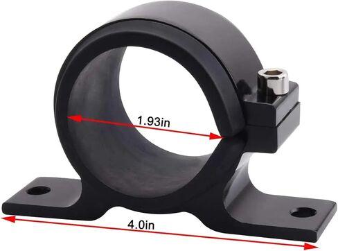 6AN Inline Fuel Filter Kit with Bulkhead Adapters, Push Lock Fittings and Fuel Filter Mounting Bracket for 3/8 Fuel Line Hose, Great for Gasoline, E85 Ethanol Fuel and Diesel in Kuwait