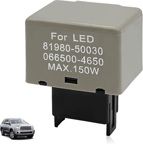 8 PIN LM449 81980 50030 066500 4650 إلكترونية LED Flasher Relay متوافق مع Scion Lexus Toyota Fix Hyper Flash Compes لمصابيح LED السرعة القابلة للتعديل in Saudi Arabia