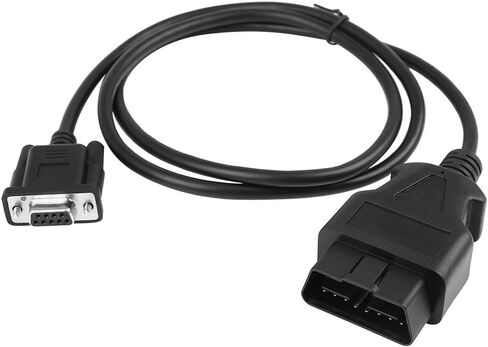 X AUTOHAUX OBD2 Serial RS232 Diagnostic Extension Connector Cable 16 Pin to 9 Pin 100cm in Saudi Arabia