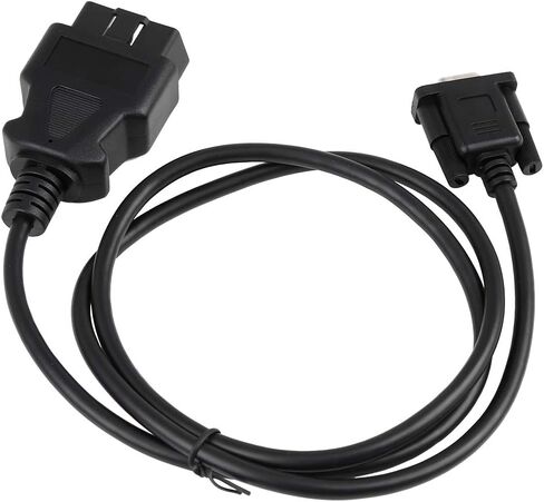 X AUTOHAUX OBD2 Serial RS232 Diagnostic Extension Connector Cable 16 Pin to 9 Pin 100cm in Saudi Arabia