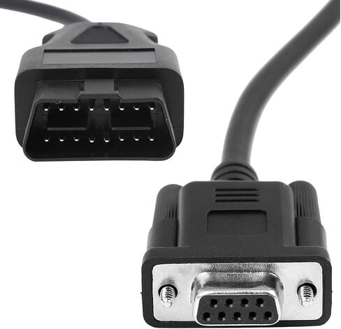 X AUTOHAUX OBD2 Serial RS232 Diagnostic Extension Connector Cable 16 Pin to 9 Pin 100cm in Saudi Arabia