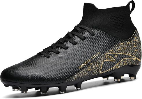 Boys Girls Soccer Shoes Outdoor Firm Ground Athletic Football Cleats for Little/Big Kid in Saudi Arabia