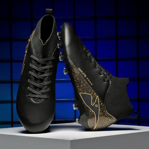 Boys Girls Soccer Shoes Outdoor Firm Ground Athletic Football Cleats for Little/Big Kid in Saudi Arabia
