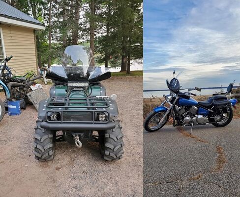 Windscreen Windshields, SLMOTO 4 Wheeler Windshield ATV Large Widow Windscreen fits for Polaris ATV Arctic Cat Honda Yamaha Can-Am and Kawasaki ATVs Harley Davidson all models 1970-2013 Clear in Saudi Arabia