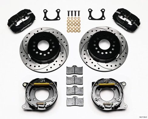 Wilwood 140-7139-D One Piece Vented Brake Kit لـ Big Ford مع إزاحة 2.36 بوصة in Saudi Arabia