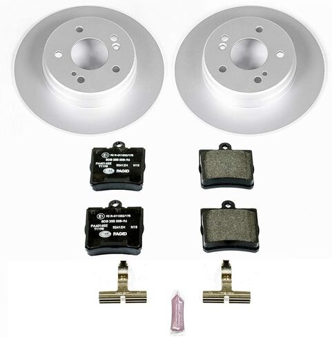 Power Stop ESK368 Rear Euro-Stop Brake Kit For Crossfire, C230, C230, C240, C280, E300, SLK230, SLK280, SLK300, SLK320 [Model Specific] in Saudi Arabia