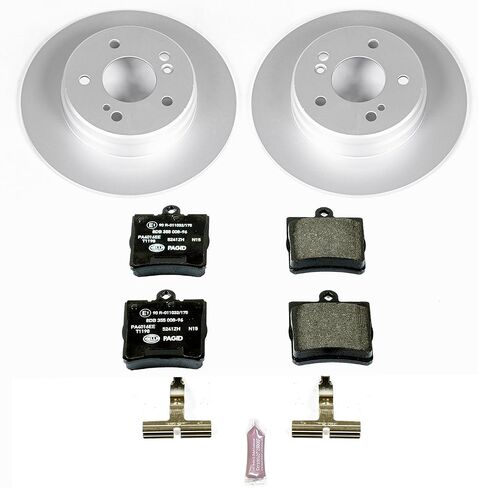 Power Stop ESK368 Rear Euro-Stop Brake Kit For Crossfire, C230, C230, C240, C280, E300, SLK230, SLK280, SLK300, SLK320 [Model Specific] in Saudi Arabia