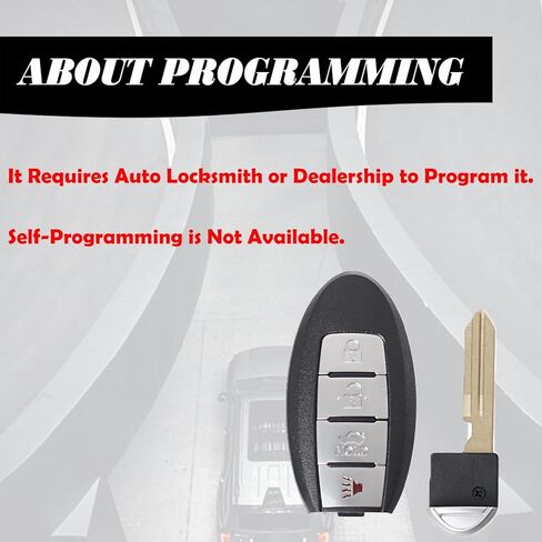 Mechanmagic Remote Control Key Placement FOB for 2007-2012 Nissan Altima/ 09-14 Maxima Murano Infiniti FX35/ 08-13 G37 FX50 in Saudi Arabia