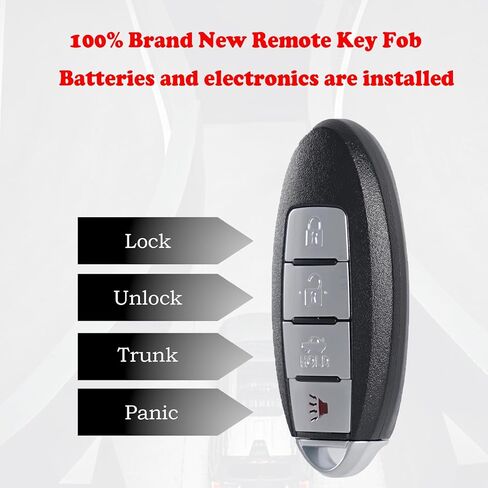 Mechanmagic Remote Control Key Placement FOB for 2007-2012 Nissan Altima/ 09-14 Maxima Murano Infiniti FX35/ 08-13 G37 FX50 in Saudi Arabia