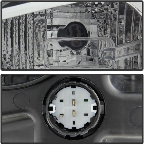 for Dodge for Dart/GT/Limited/SE/SXT 13-16 w/Chrome Bezel Headlights Headlamps Driver Side Factory-Headlight Style Heavy Duty Polycarbonate-Lens in Saudi Arabia