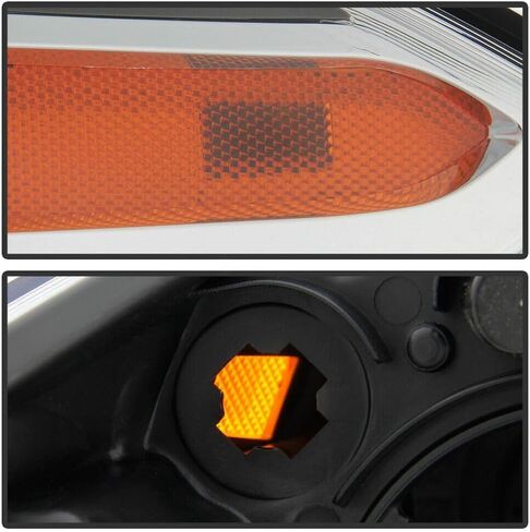 for Dodge for Dart/GT/Limited/SE/SXT 13-16 w/Chrome Bezel Headlights Headlamps Driver Side Factory-Headlight Style Heavy Duty Polycarbonate-Lens in Saudi Arabia