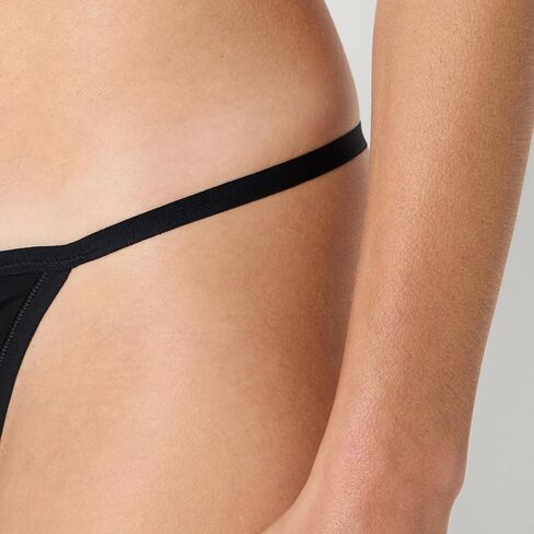 Amazon Essentials Women's Microfiber Thong, Pack of 6 in Saudi Arabia