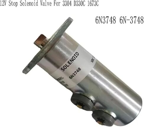 6N3748 6N-3748 12V Stop Solenoid Valve For Excavator SR4 3304 D330C 1673C Diesel Engine Stop Switch Solenoid Valve in Saudi Arabia