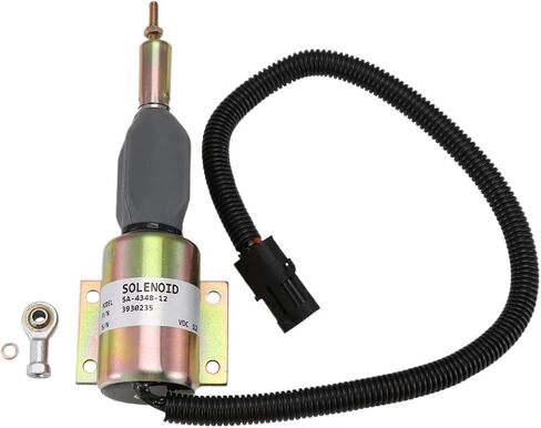 SA-4348-12 12V إيقاف الملف الملف اللولبي التوقف عن 6C 8.3 4BT 6CT NT855 K19 K38 SA-4348 3930235 in Saudi Arabia