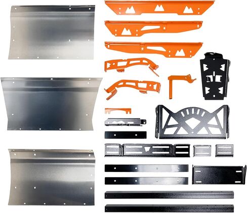 SNOWSQUATCH Aluminum ATV Snow Plow System 48-60 Inch Adjustable Blade Universal Mount Kit in Saudi Arabia