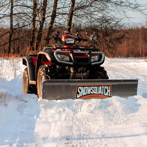 SNOWSQUATCH Aluminum ATV Snow Plow System 48-60 Inch Adjustable Blade Universal Mount Kit in Saudi Arabia