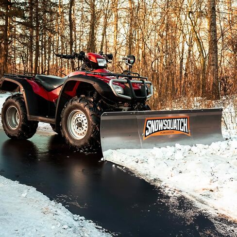 SNOWSQUATCH Aluminum ATV Snow Plow System 48-60 Inch Adjustable Blade Universal Mount Kit in Saudi Arabia