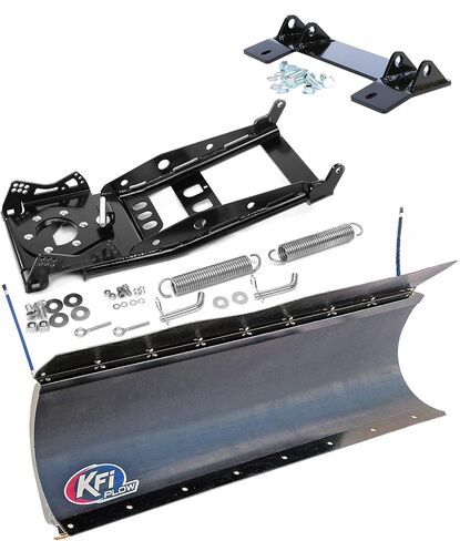 KFI 72 "Poly-Pro Snowplow Combo Kit-72" Poly-Pro Plow + Mount Bracket + Push Tube-متوافق/بديل لعام 2016-2021 Honda 1000-5 Pioneer (الجانب X Side) in Saudi Arabia