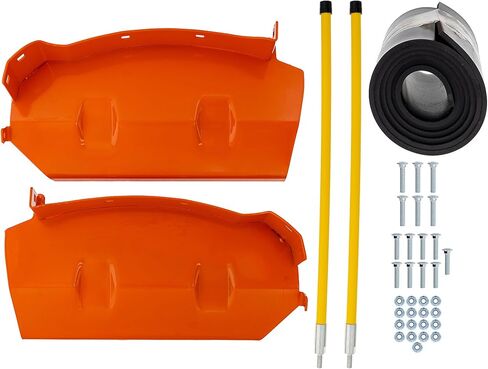 SNOWSQUATCH Deluxe UTV Snow Plow System 60-72 Inch Adjustable Steel Blade Universal Mount Kit in Saudi Arabia