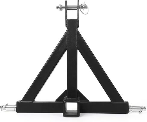 3 Point Gooseneck Trailer Hitch with 2 inch Receivers for Cat1, 3000lbs Capacity 3 Point Quick Hitch Attachment with Trailer Gooseneck Trailer Ball Drawbar Fits Category 1 Tractors in Saudi Arabia