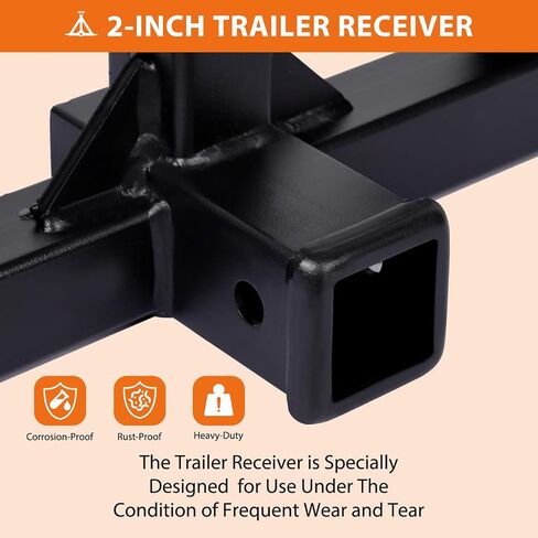 3 Point Gooseneck Trailer Hitch with 2 inch Receivers for Cat1, 3000lbs Capacity 3 Point Quick Hitch Attachment with Trailer Gooseneck Trailer Ball Drawbar Fits Category 1 Tractors in Saudi Arabia