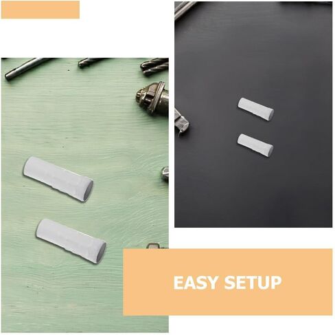10pcs مقبس شمعة الثريا: الأكمام المقبس الشمعة E14 عتيقة للمصابيح المعلقة 8x2.5x2.5 سم - أنابيب بالتنقيط لتركيب الثريا in Kuwait