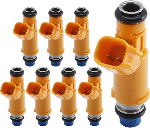 8PCS 800-2138N Fuel Injector Fit for Land Rover LR3 05-09,for Rover Range Rover Sport 06-09 4.4L,for Jaguar S-Type 03-05,for for Vanden Plas/XJ8 04-05,for XK8 03-06 4.2L OE# FJ1102,2W93AA,800-2138N in Saudi Arabia
