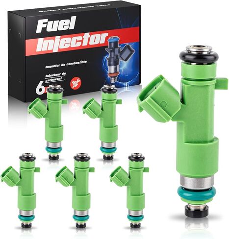 ENA 12 Holes Fuel Injectors Compatible with INFINITI Q50 FX35 EX35 G35 Nissan Altima Maxima Murano 350Z Pathfinder 3.5L 2008 2009 2010 2011 2012 2013 2014 2015 2016 Replacement for FJ1017 Set of 6 in Saudi Arabia