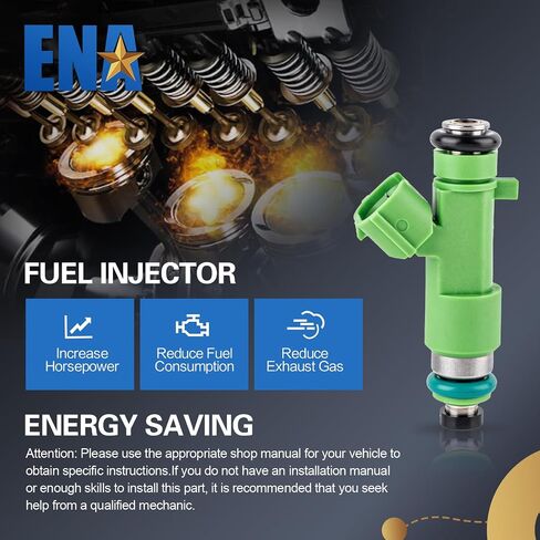 ENA 12 Holes Fuel Injectors Compatible with INFINITI Q50 FX35 EX35 G35 Nissan Altima Maxima Murano 350Z Pathfinder 3.5L 2008 2009 2010 2011 2012 2013 2014 2015 2016 Replacement for FJ1017 Set of 6 in Saudi Arabia