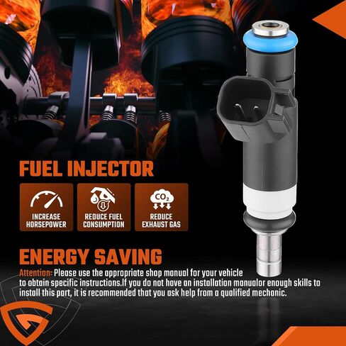 4 Holes Fuel Injectors Fit for Jeep Compass 2007-2017, Patriot 2007-2017 & Fit for Dodge Journey 2009-2015, Avenger 2008-2014, Caliber & Fit for Chrysler 200, Sebring, 2.0L 2.4L Replaces# 04891577AC in Saudi Arabia