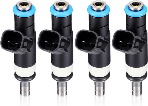 4 Holes Fuel Injectors Fit for Jeep Compass 2007-2017, Patriot 2007-2017 & Fit for Dodge Journey 2009-2015, Avenger 2008-2014, Caliber & Fit for Chrysler 200, Sebring, 2.0L 2.4L Replaces# 04891577AC in Saudi Arabia