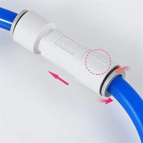 تحقق من تركيبات خرطوم الصمام 6 مم 8 مم 10 مم أنابيب الهواء أحادي الاتجاه أدوات الهوائية غير المرتجعة (اللون: AKH07) in Kuwait