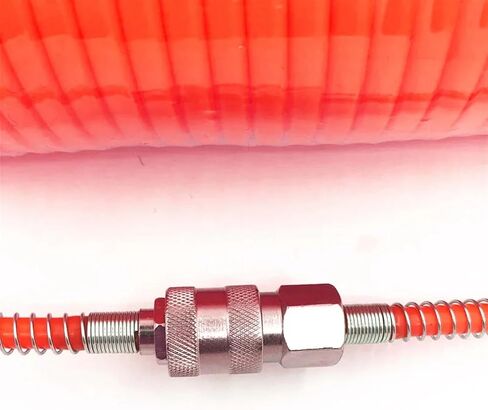 6M/9M HOSE AIR HOSE TUBE مع موصل أوروبي قابلة للسحب للاتحاد الأوروبي للانقراض السريع أجزاء ملائمة أنابيب الهواء (اللون: 12M) in Kuwait
