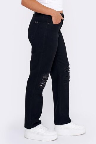 Seven7 Women's Misses Mirrorball Straight Jean in Saudi Arabia