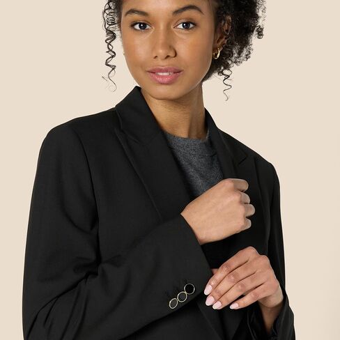 Amazon Essentials Women's Regular-Fit Woven Single-Breasted Blazer in Saudi Arabia