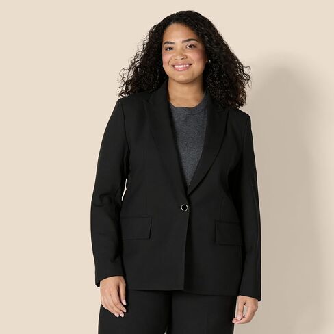 Amazon Essentials Women's Regular-Fit Woven Single-Breasted Blazer in Saudi Arabia