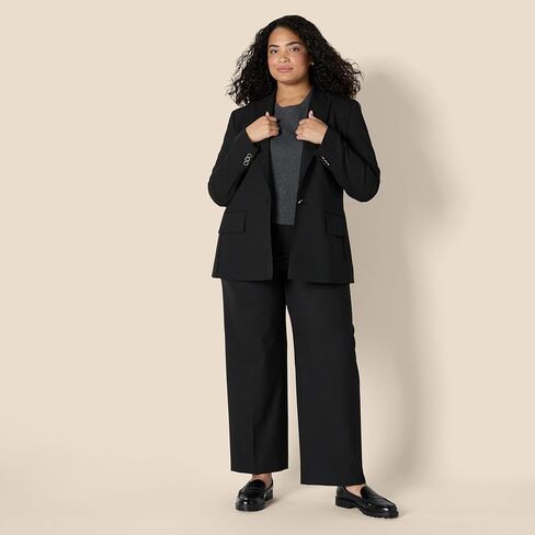 Amazon Essentials Women's Regular-Fit Woven Single-Breasted Blazer in Saudi Arabia