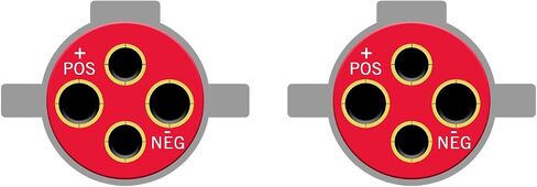 Tectran Heavy Duty DOUBLEDUAL™ Tailgate Powercoil | Die-cast Buffalo Plugs w/WeatherSeal™ | 4 Gauge | 12" Trailer Lead | (15' Length x 12" Tractor Lead) in Saudi Arabia