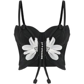 Women Wear Tops Outside Fishbone Corsets Wear Small Chest Tops Short Tight Suspenders in Saudi Arabia