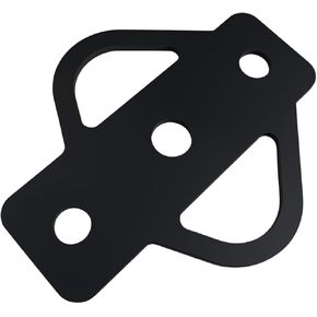 3-Way Trailer Hitch Adapter Steel Hitch Receiver Mount with Bolt for Golf Cart Garden Tractor ATV Lawn Mower Flat Towing Tow Ball Mount(Black) in Kuwait