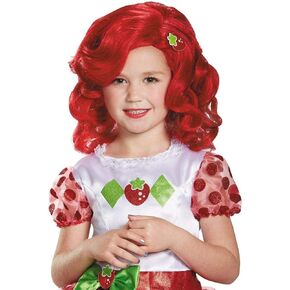 Strawberry Shortcake Deluxe Child Wig Costume Child in Kuwait