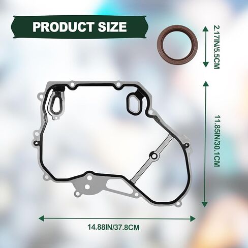 مجموعة حشية غطاء التوقيت استبدال# 24435052 TCS46079 متوافق مع 2002-2016 GMC Terrain ، Chevy Expenox Malibu Cobalt HHR ، Buick Regal Fit لمحركات 2.0L 2.4L 2.4 لتر ، سلسلة توقيت سلسلة التوقيت in Saudi Arabia