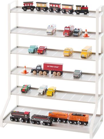 Yamazaki Home Parking Garage Train Hotwheels Model Car Display | Kids Steel | Toy Storage, One Size, Black in Saudi Arabia