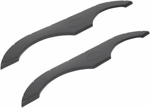 Tandem Trailer Fender Skirt Pair, Black, Compatible with RVs, Campers and Trailers, Left and Right Side, Strong Flexible Durable in Saudi Arabia