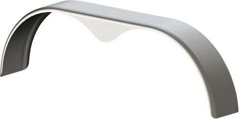 Tandem Axle Smooth Aluminum Teardrop Fender - 9" X 72" X 18" - Universal Fit - Fits 15" - 16" Wheels (1) in Saudi Arabia