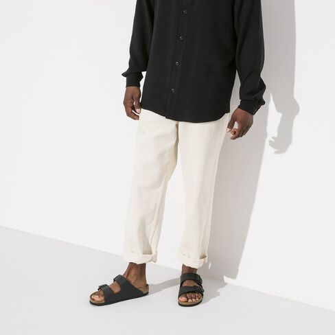 Birkenstock Unisex Arizona Birko-Flo Black Sandals - 43 EU in Kuwait