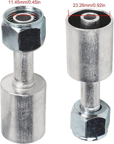 AC خرطوم تركيب Beadlock ، 10 أجهزة كمبيوتر 1/2 في الهواء مستقيم تكييف Beadlock الألومنيوم AC خرطوم الخراطي in Saudi Arabia